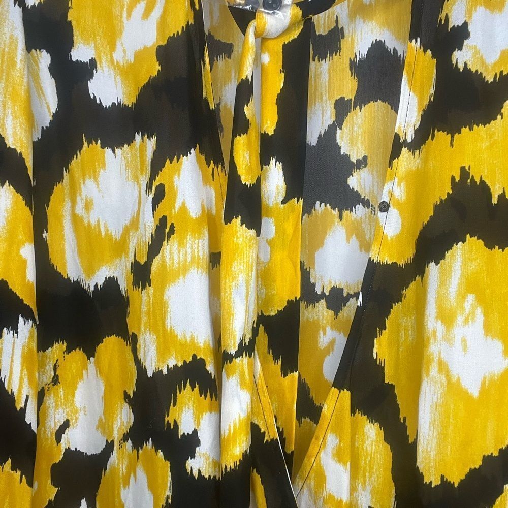 Yellow and Black Women's Top - Picture 4 of 4